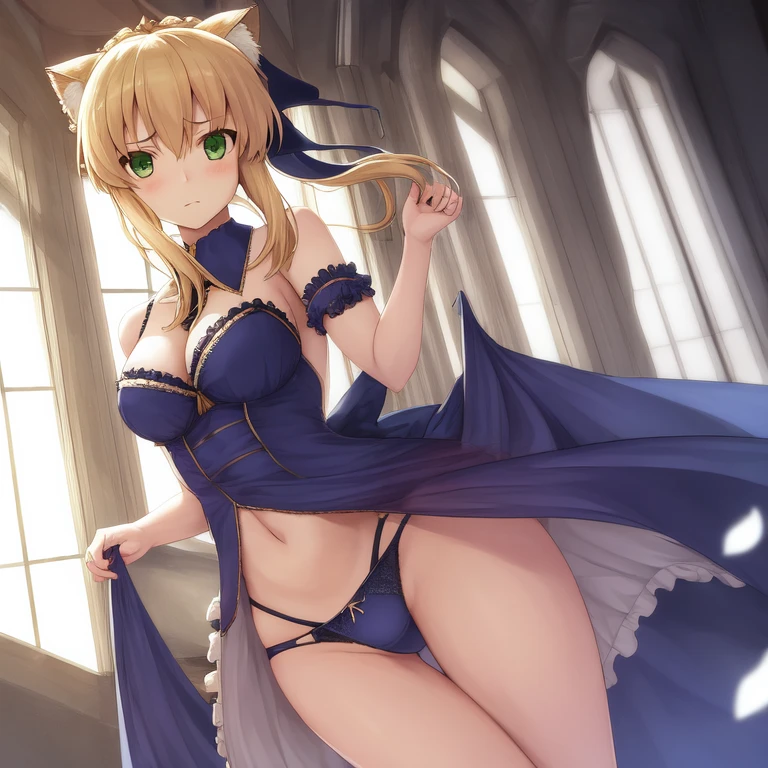 [Holara] Fate Saber Anime style Embarrassed Indoor Pants [Illustration]